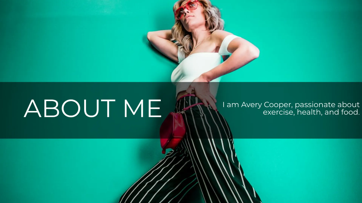 Free Fashion Influencer Portfolio Presentation Template to Edit Online