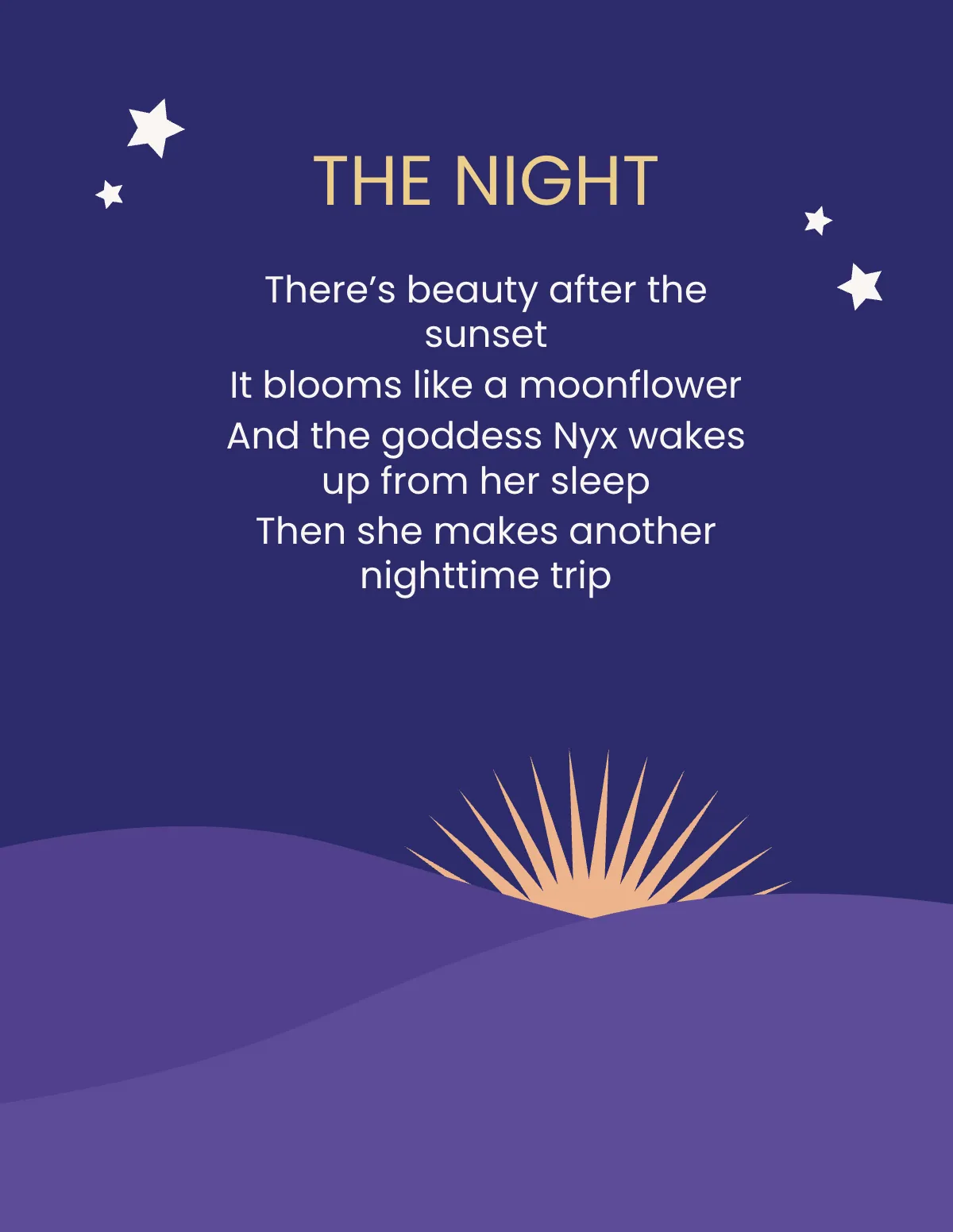 Free Poetry Booklet Template to Edit Online