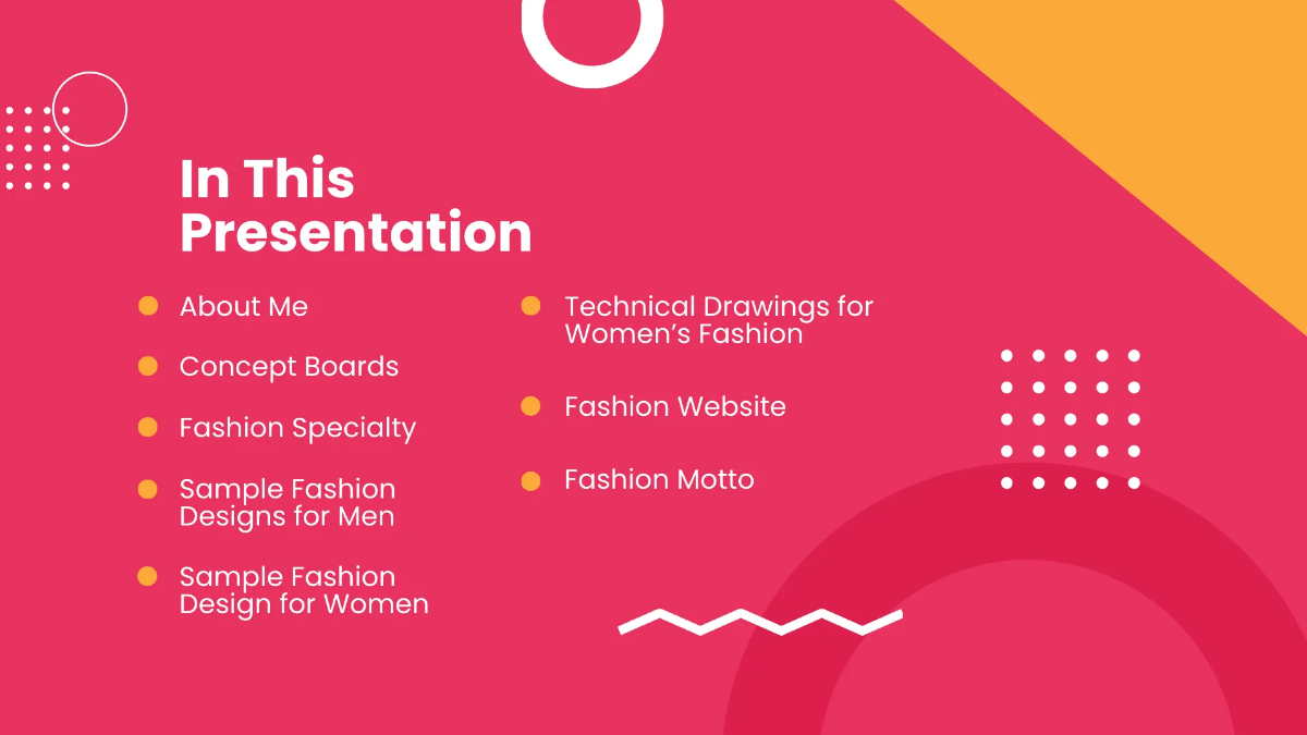 Free Fashion Designer Portfolio Presentation Template to Edit Online