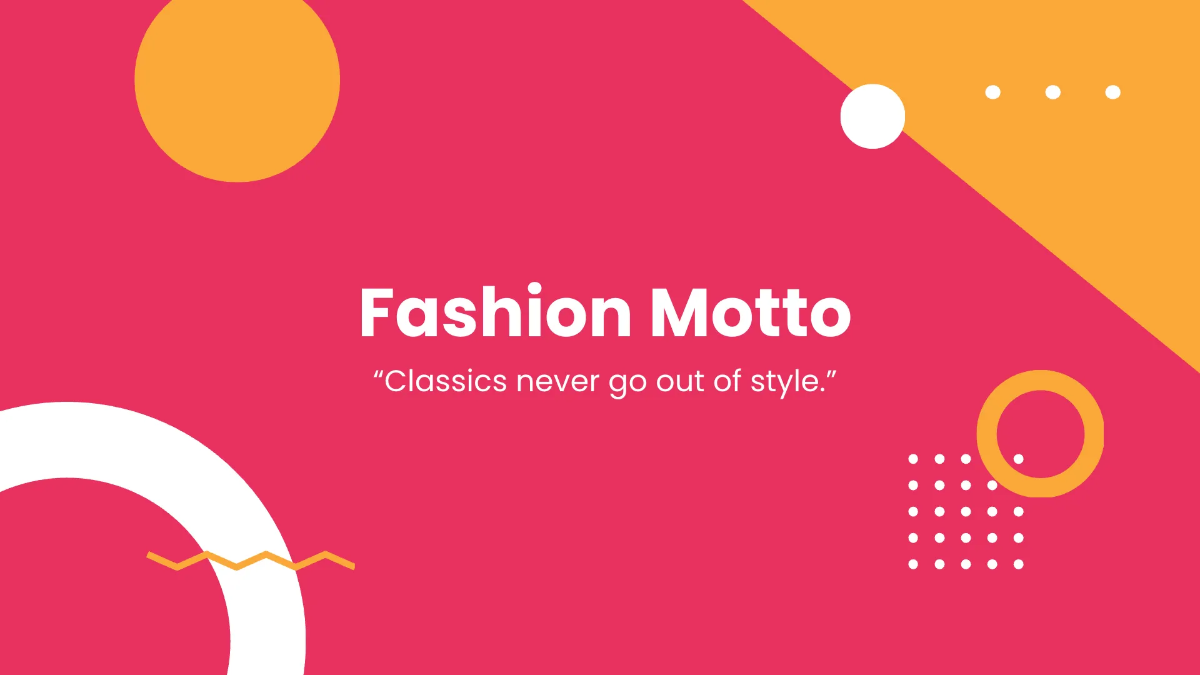 Free Fashion Designer Portfolio Presentation Template to Edit Online