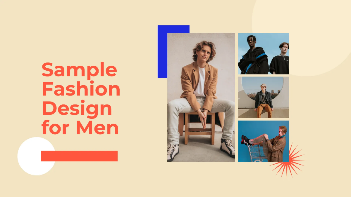 Free Clothes Designer Portfolio Presentation Template to Edit Online