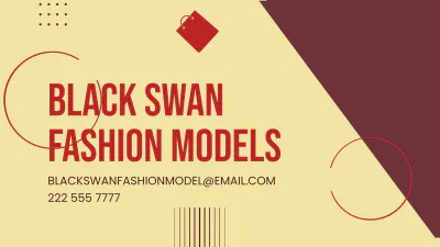 Free Fashion Modeling Agency Presentation Template to Edit Online