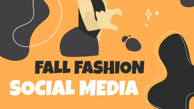 Free Fall Fashion Social Media Presentation Template to Edit Online
