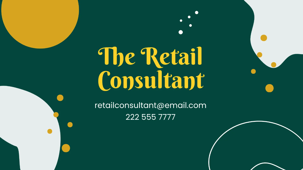 Free Retail Trends Presentation Template to Edit Online