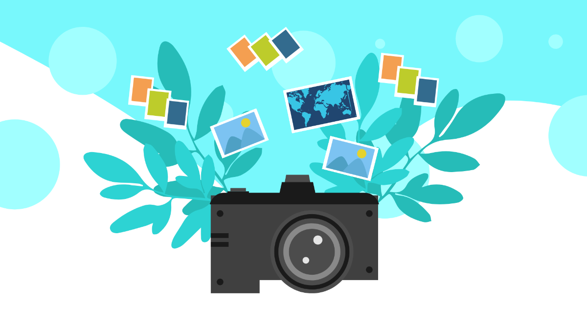 World Photography Day Image Background Template