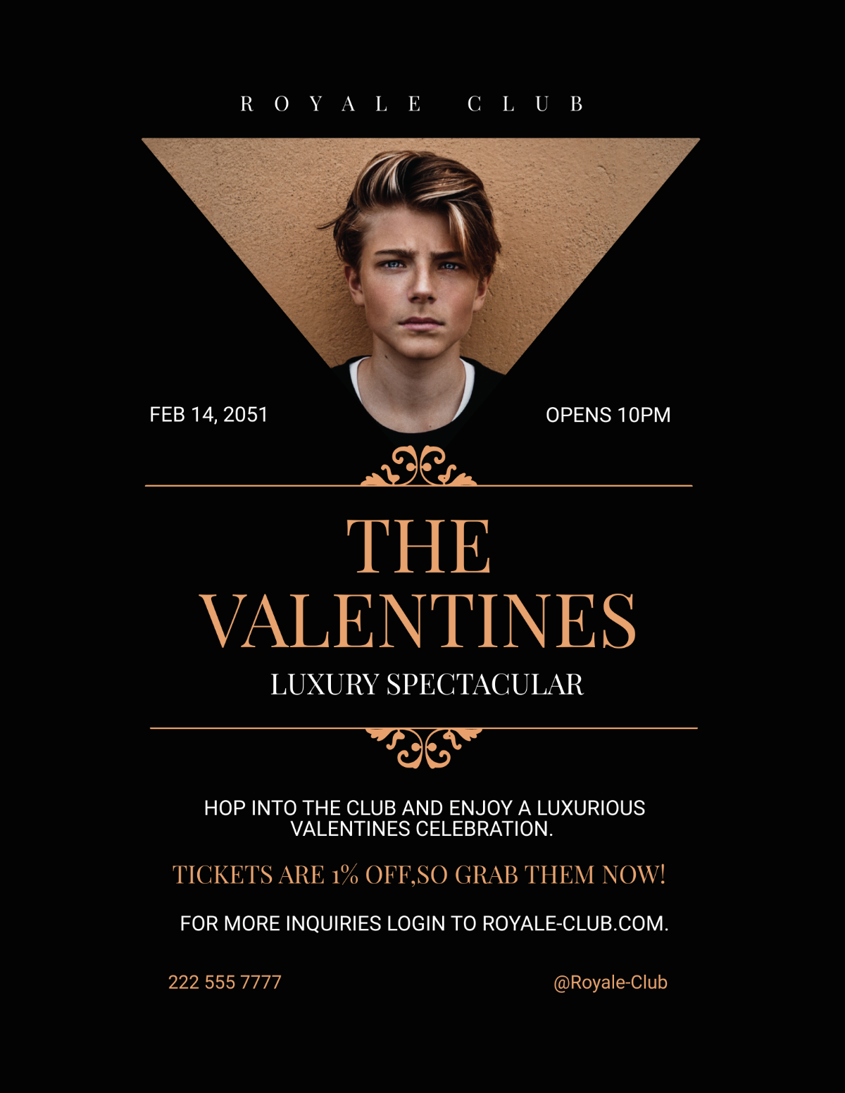 Free Valentines Luxury Spectacular Flyer Template