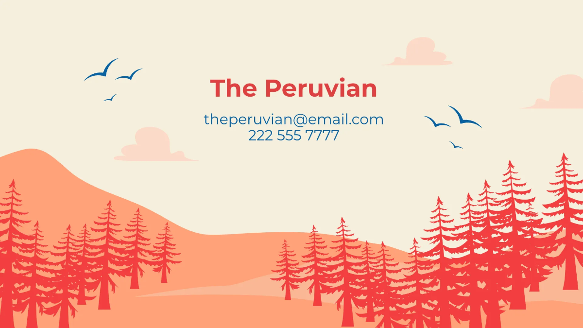 Free Peru Tour Recommendations Presentation Template to Edit Online