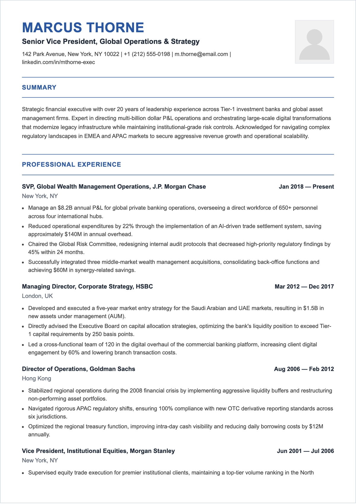 Free Executive Vice President ATS Resume Template, AI Resume Builder Free Executive Vice President ATS Resume Template, AI Resume Builder