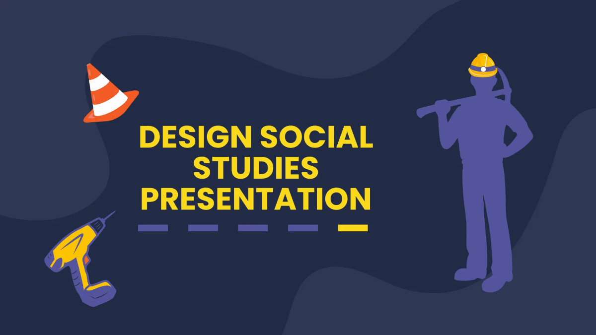 Free Design Social Studies Presentation Template to Edit Online