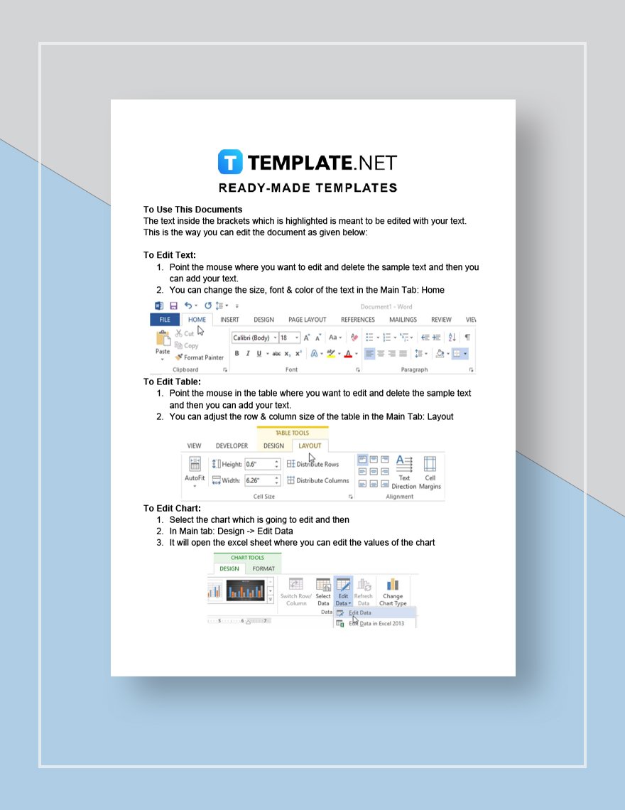 30-60-90 On-The-Job Action Template Plan Template