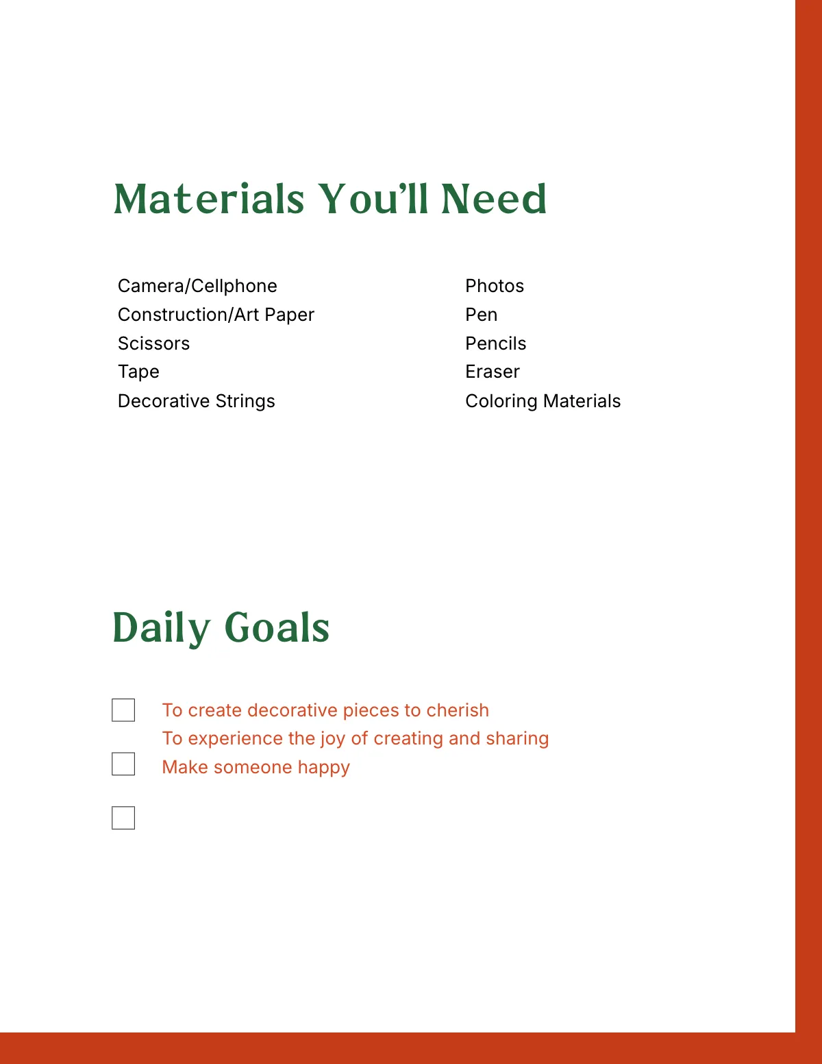 Free St. Patrick's Day Activity Workbook Template to Edit Online