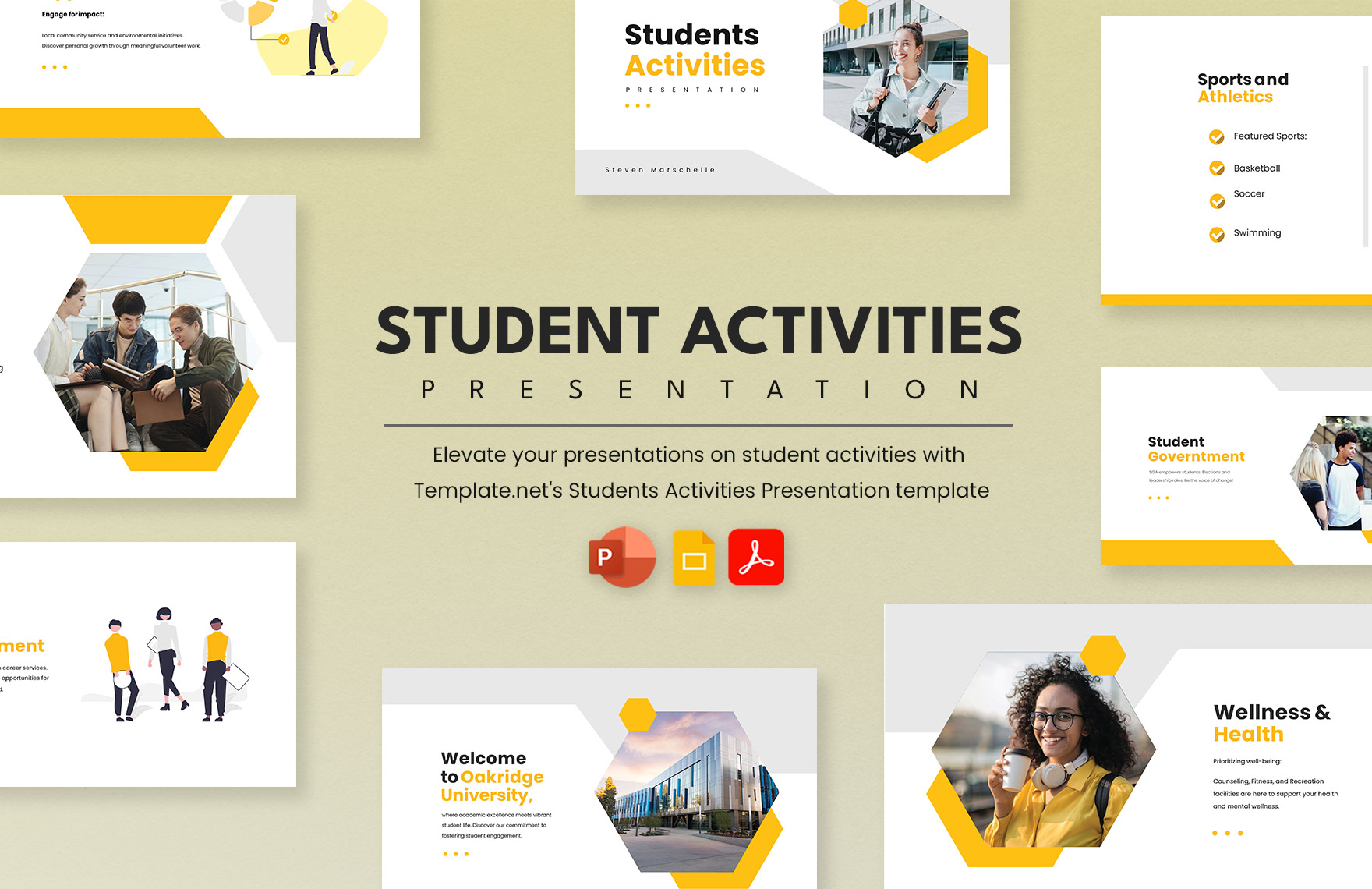 Students Activities Template In PowerPoint PDF Google Slides Students Activities Template In PowerPoint PDF Google Slides