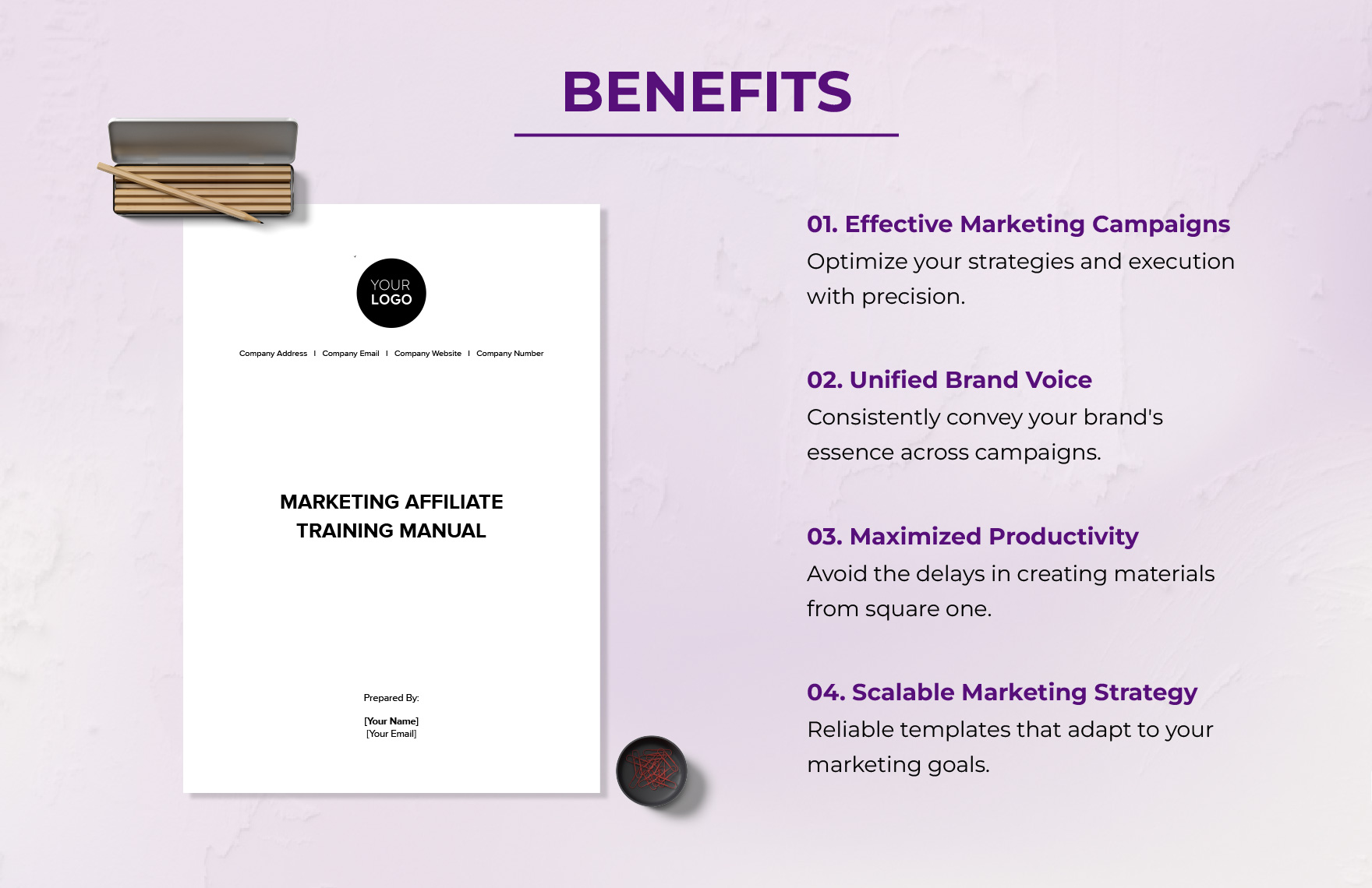 Marketing Affiliate Training Manual Template