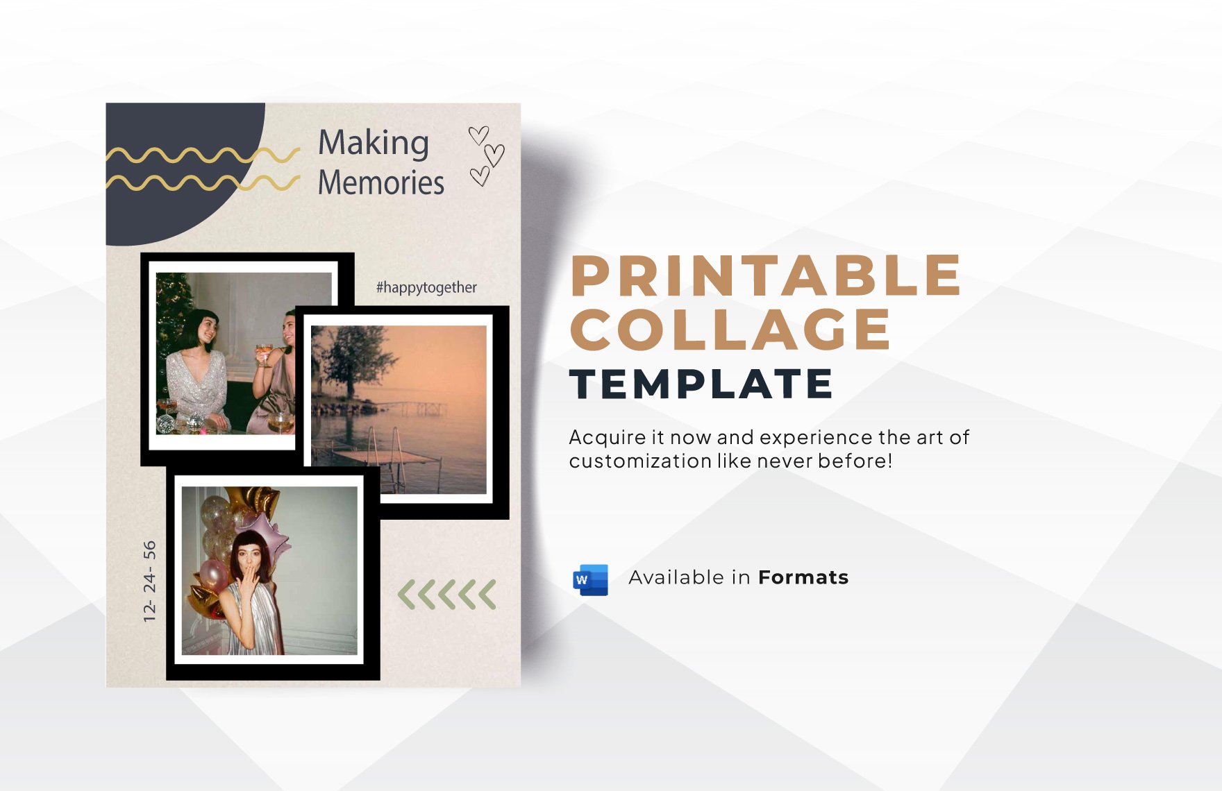 Printable Collage Template