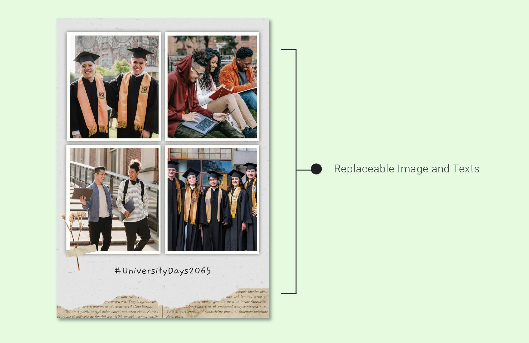 University Collage Template