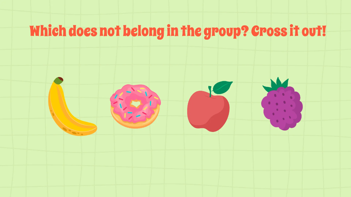 Free Grouping Objects Based on Similarities and Differences Template to Edit Online