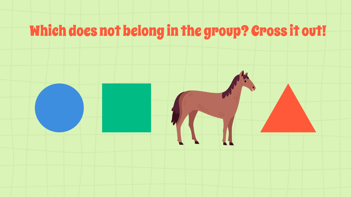 Free Grouping Objects Based on Similarities and Differences Template to Edit Online