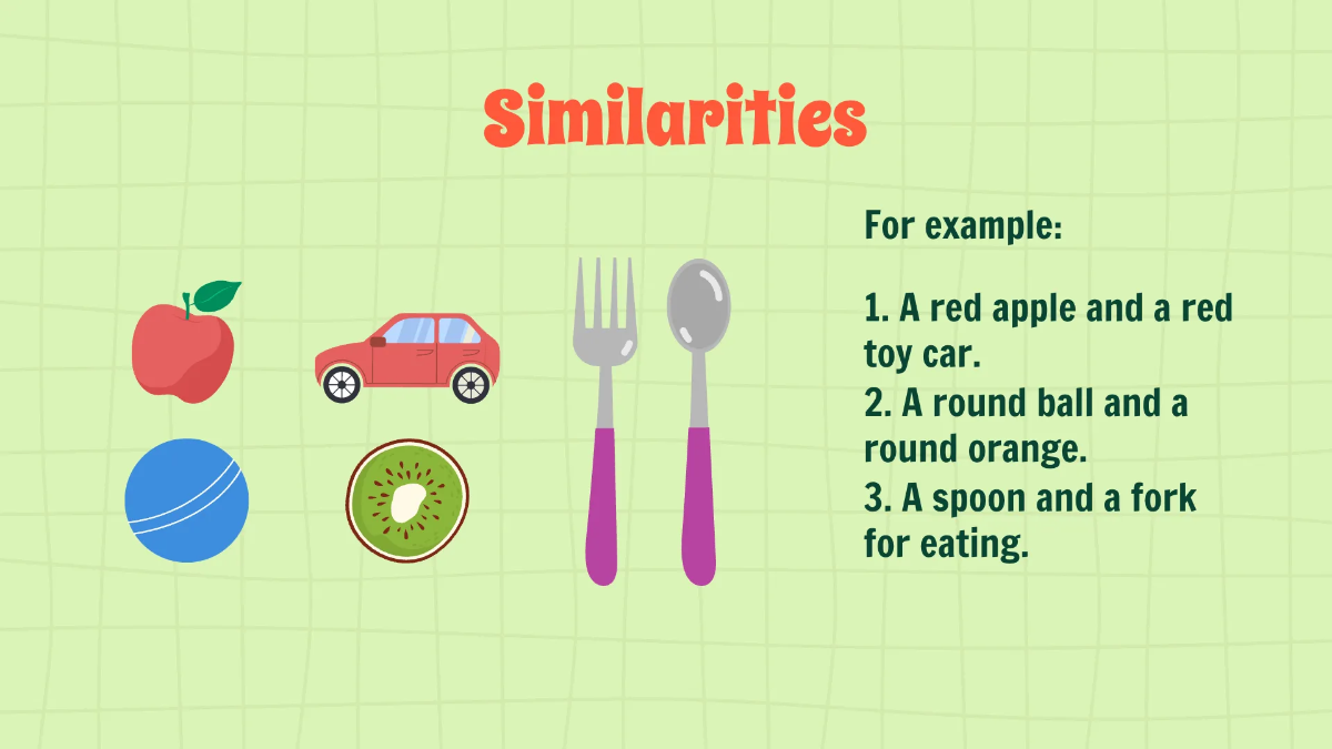 Free Grouping Objects Based on Similarities and Differences Template to Edit Online