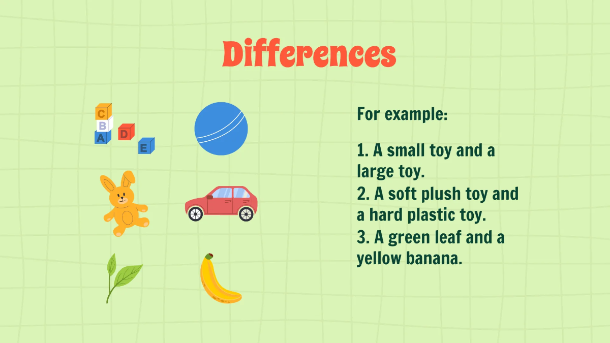 Free Grouping Objects Based on Similarities and Differences Template to Edit Online