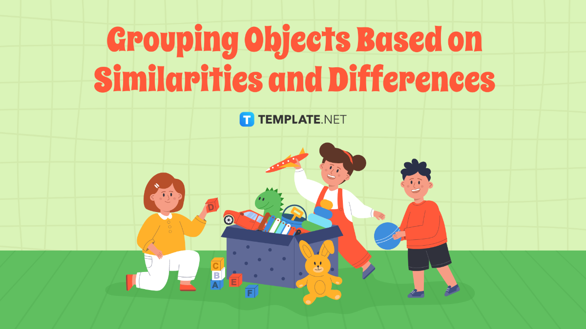 Free Grouping Objects Based on Similarities and Differences Template