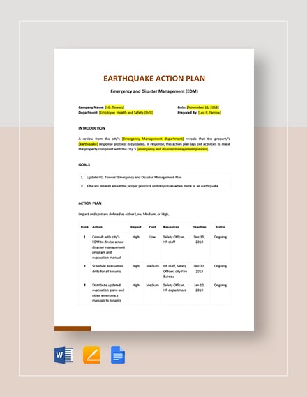 earthquake-action-plan