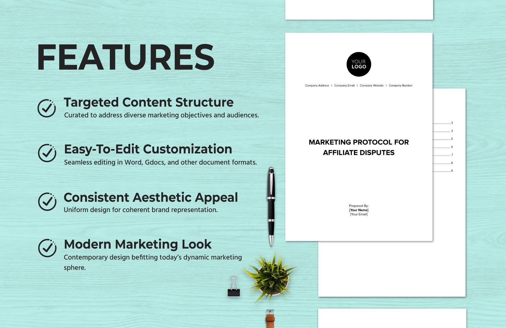 Marketing Protocol for Affiliate Disputes Template