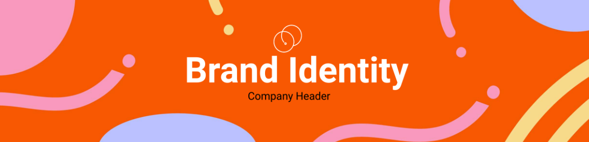 Free Brand Identity Company Header Template