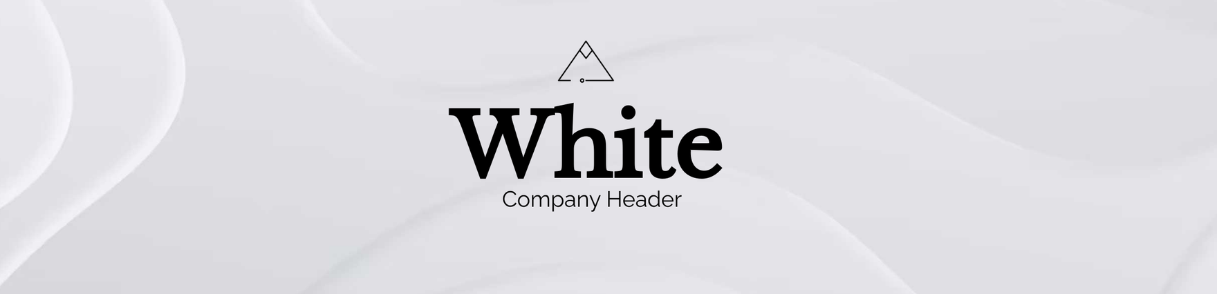 White Company Header Template