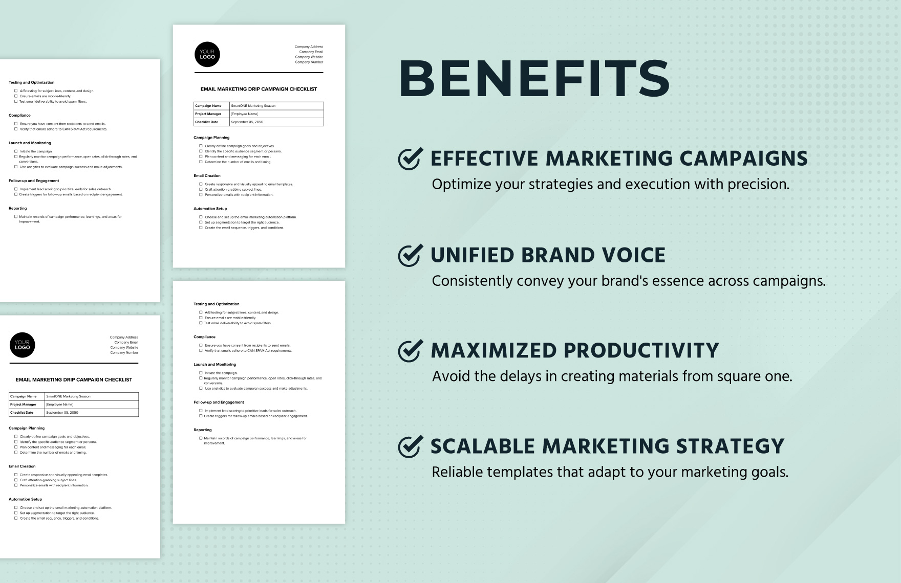 Email Marketing Drip Campaign Checklist Template