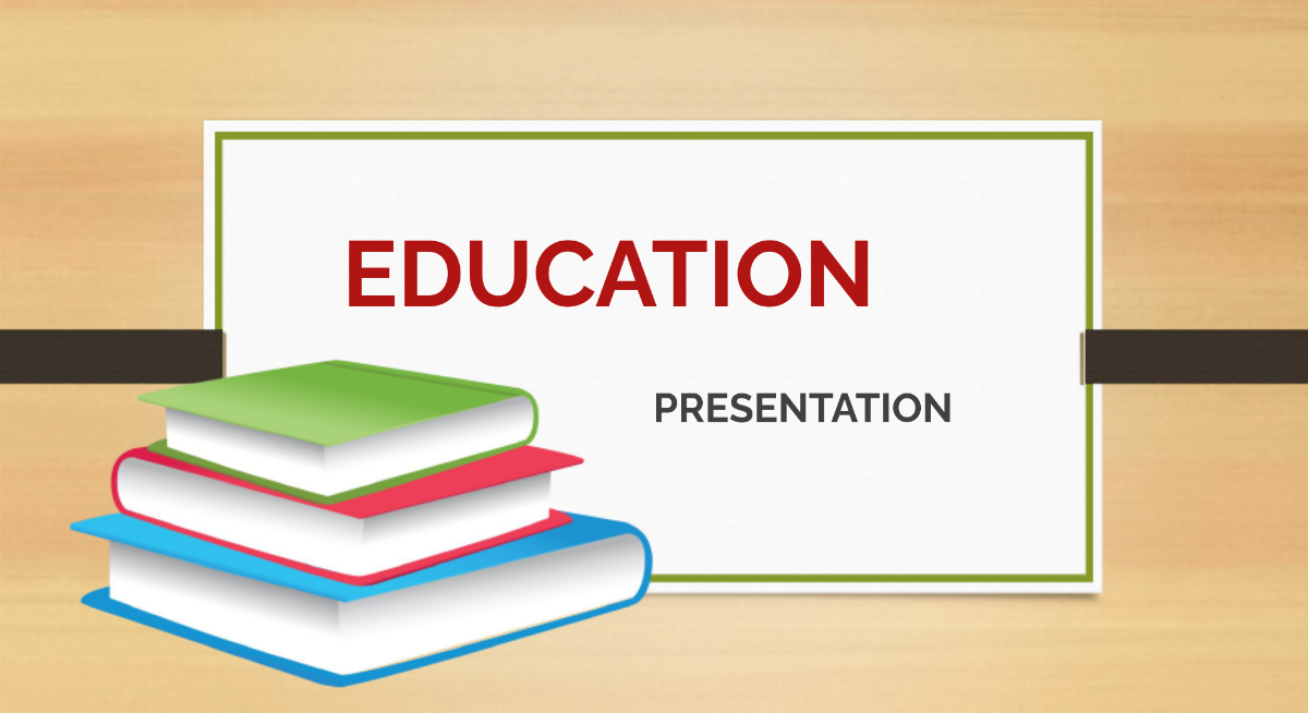 Free Sample Education Presentation Sample Template to Edit Online