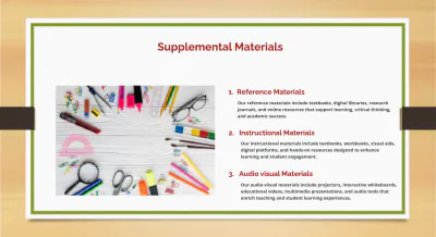 Free Sample Education Presentation Sample Template to Edit Online