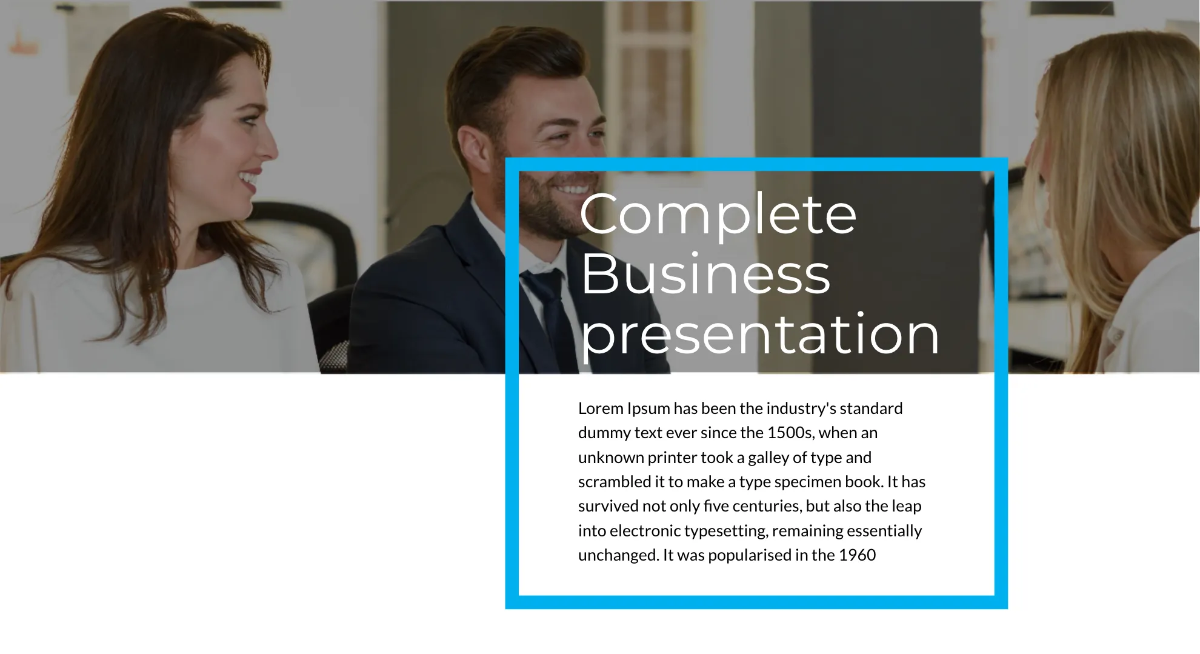Free Sample Business Plan Powerpoint Presentation Template to Edit Online