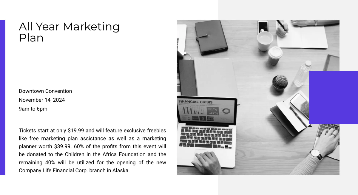 Free Business Strategy Presentation Template to Edit Online