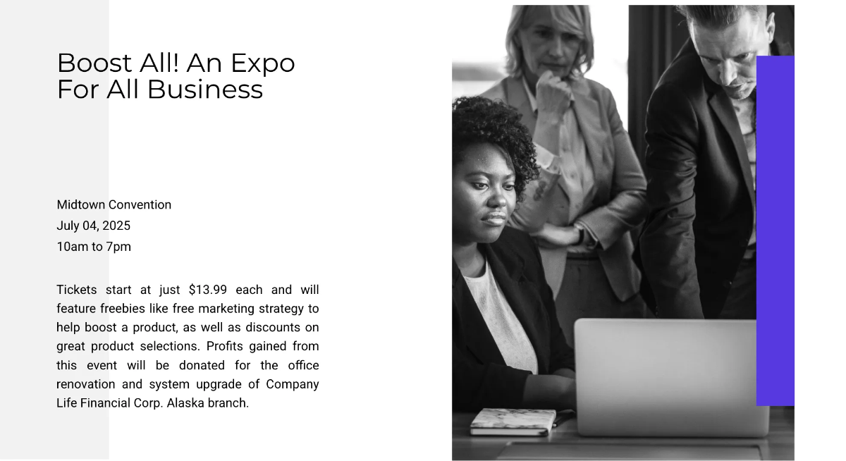 Free Business Strategy Presentation Template to Edit Online