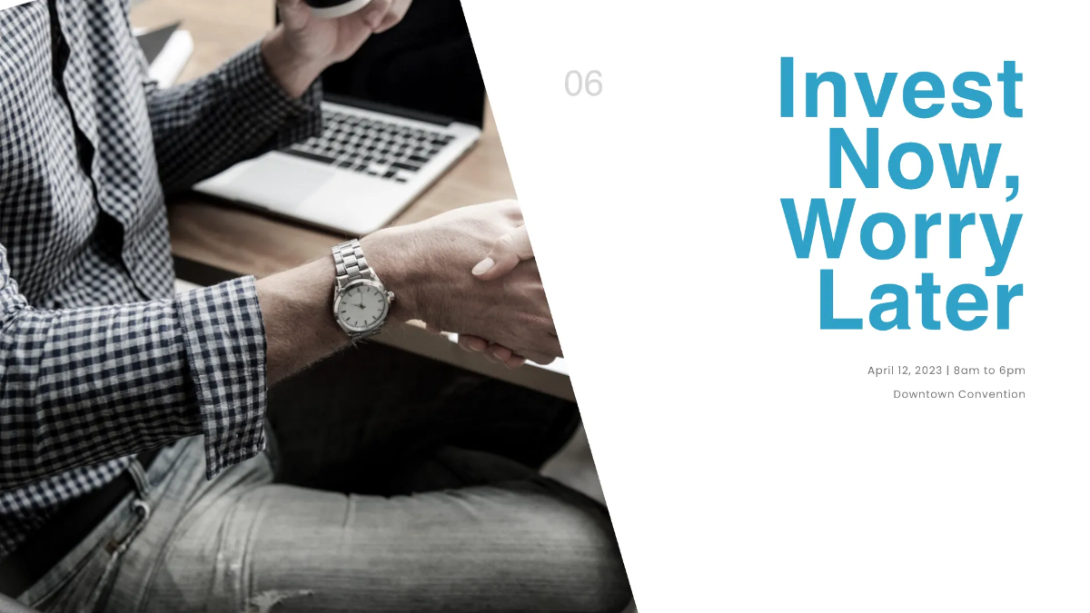 Free Investor Pitch Deck Presentation Template to Edit Online