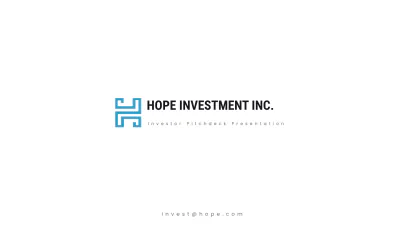 Free Investor Pitch Deck Presentation Template to Edit Online
