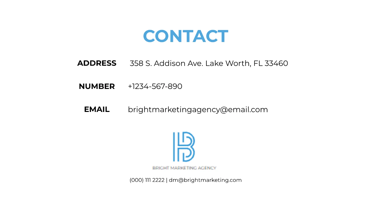 Free Marketing Presentation Template to Edit Online