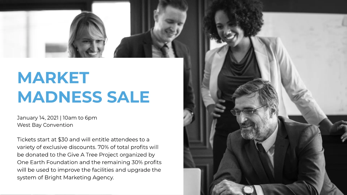 Free Marketing Presentation Template to Edit Online