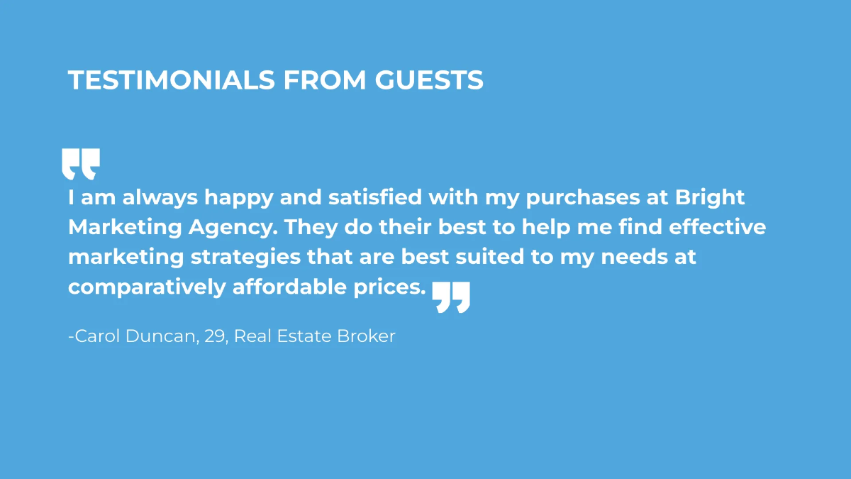 Free Marketing Presentation Template to Edit Online