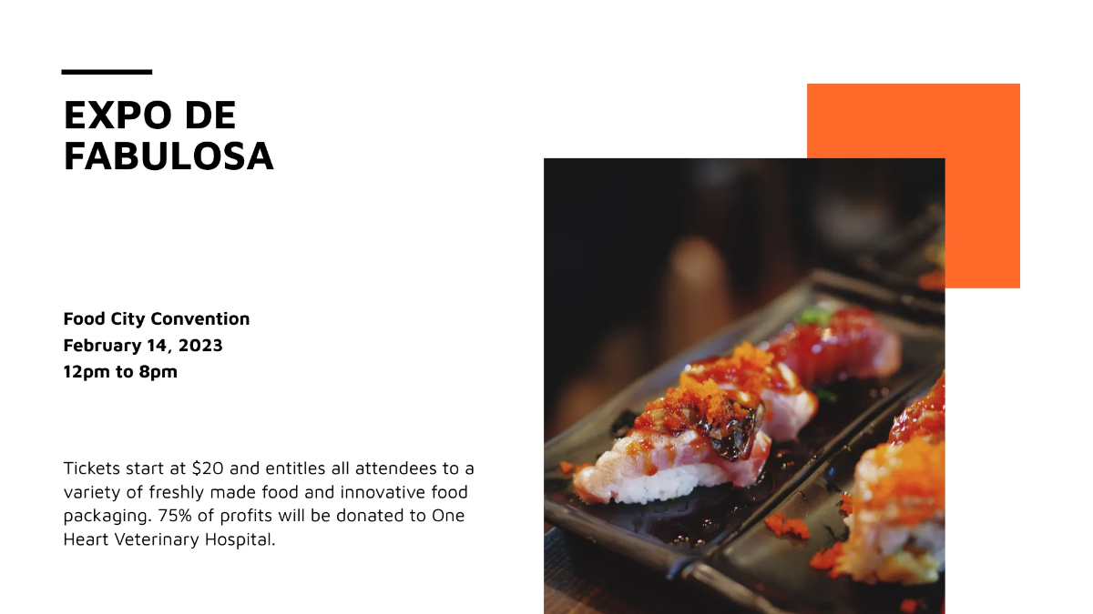 Free Restaurant Business Presentation Template to Edit Online