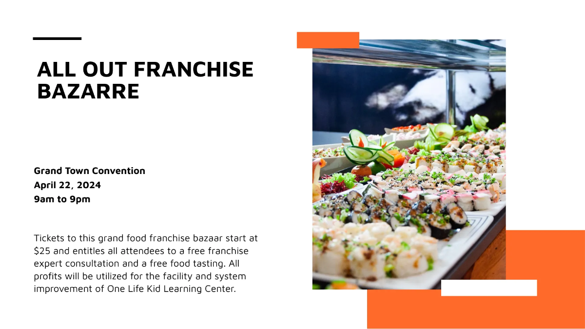 Free Restaurant Business Presentation Template to Edit Online