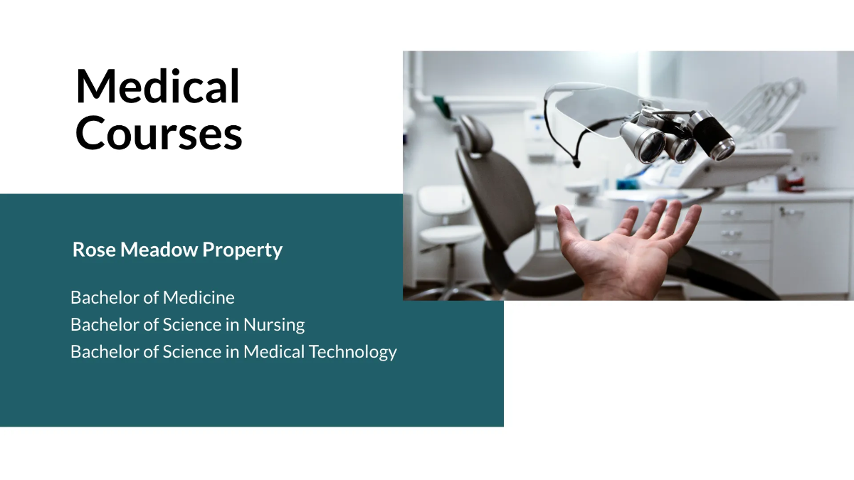 Free Medical School Presentation Template to Edit Online