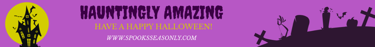 Halloween Website Banner Template