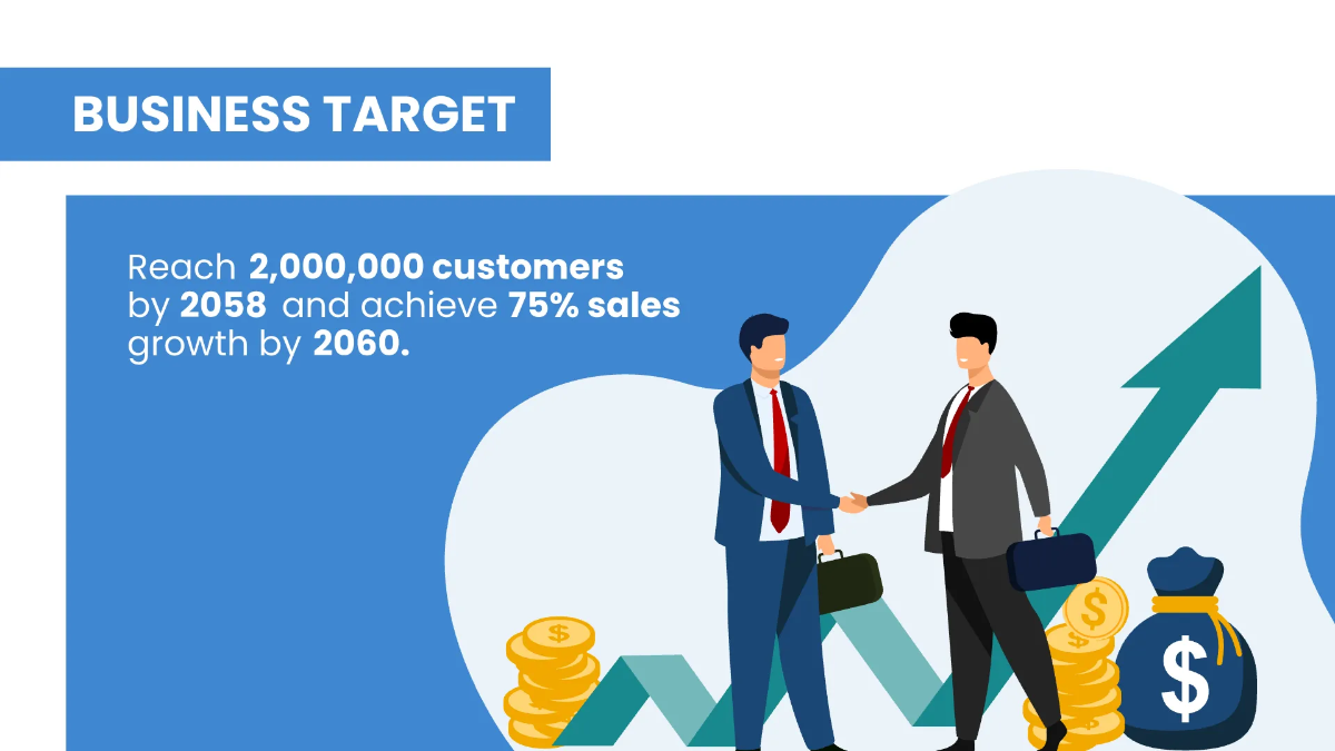 Free Business Infographic Presentation Template to Edit Online