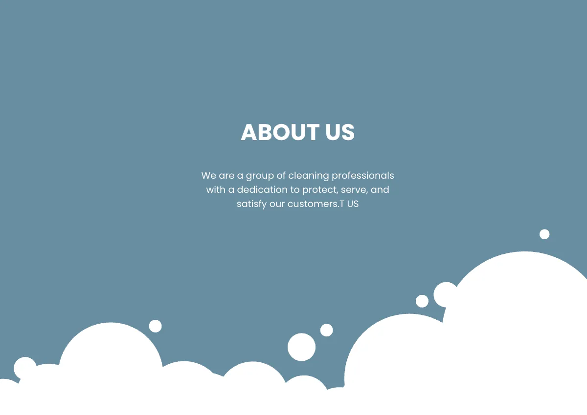 Free Cleaning Services Company Profile Template to Edit Online