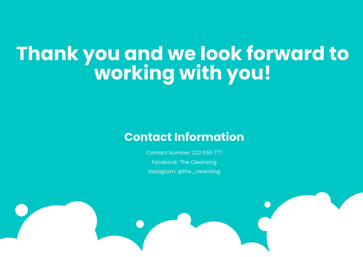 Free Cleaning Services Company Profile Template to Edit Online