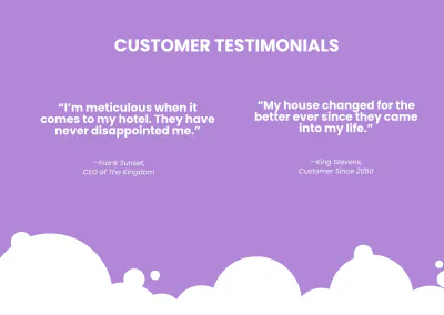 Free Cleaning Services Company Profile Template to Edit Online