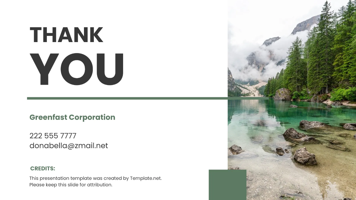 Free Environment Presentation Template to Edit Online