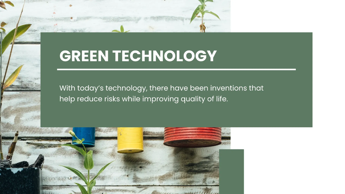 Free Environment Presentation Template to Edit Online