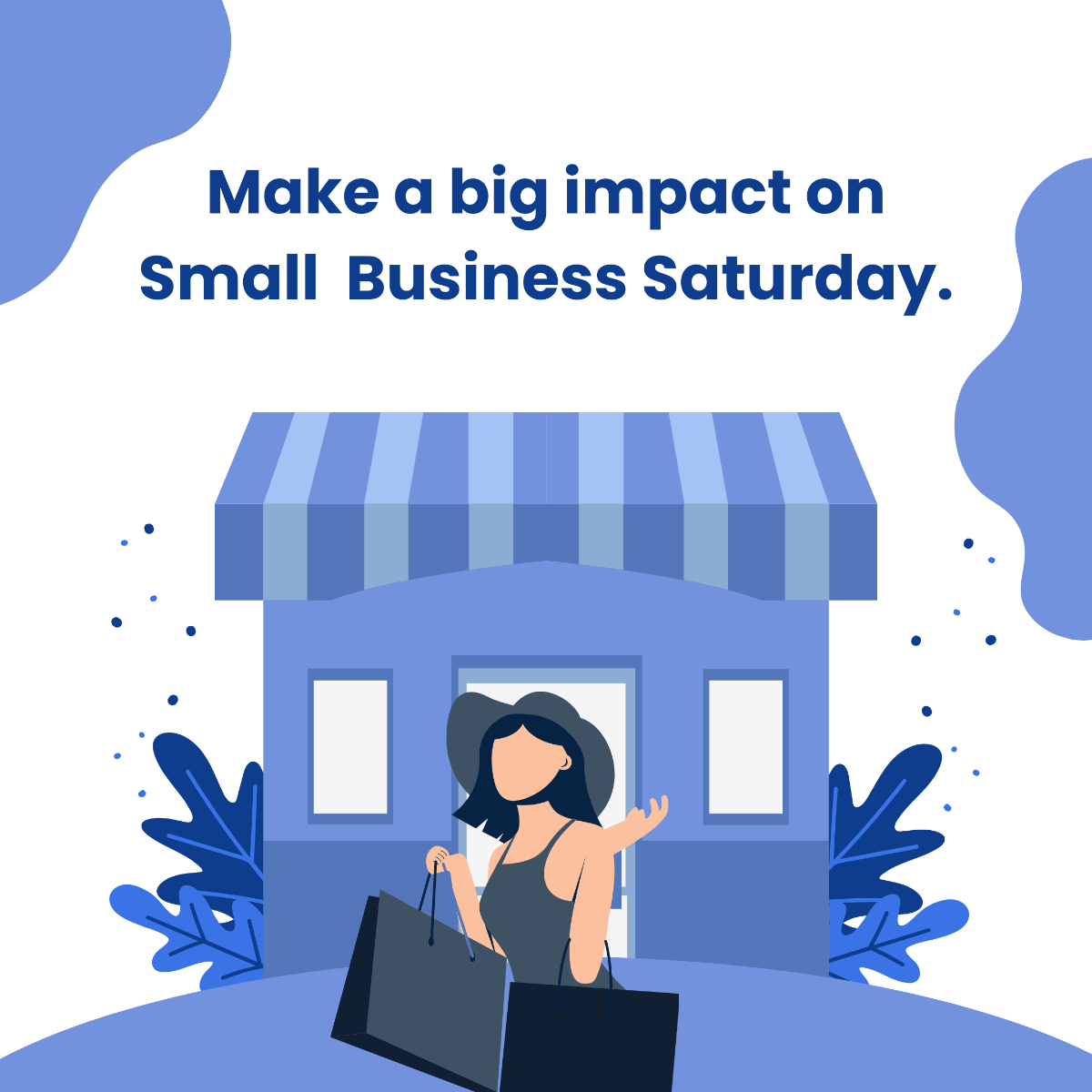 Small Business Saturday Instagram Post Template